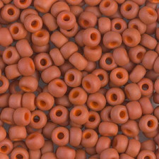 Miyuki rocailles Perlen 6/0 - Matte opaque terracotta 6-1236